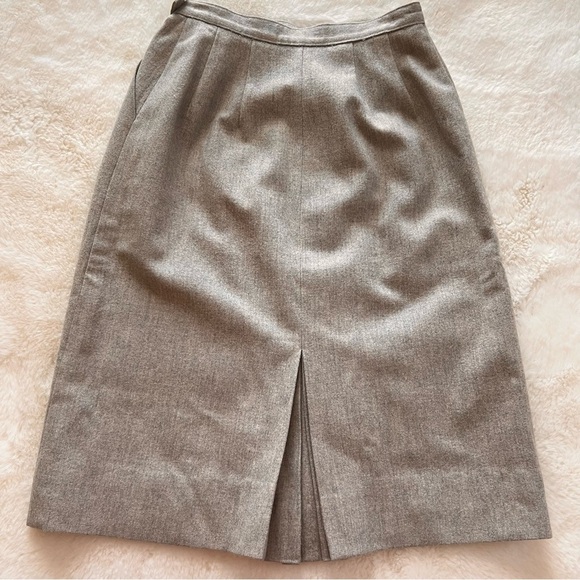 Vintage PENDLETON Skirt Wool 70s  Pencil Skirt Made in USA Grey Size XXS - Picture 9 of 9